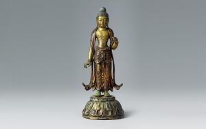 統一新羅時期(668-901)  韓國 菩薩立像