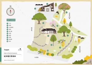 台北綠色文化藏寶圖-紀州庵地圖正面