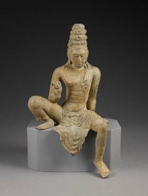 斯里蘭卡的公元750年的水月觀音菩薩青銅像