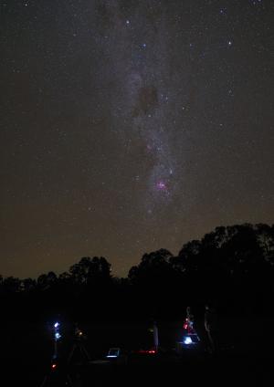 astrophotographers under the southern sky