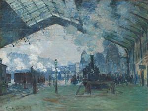 The Gare Saint-Lazare: Arrival of a Train
