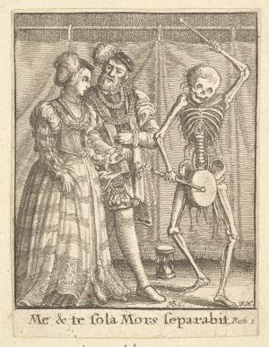 Bridal pair, from the Dance of Death