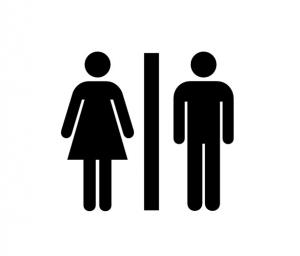 性別平權的廁所標誌