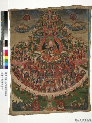西藏十八世紀蓮師集會樹唐卡